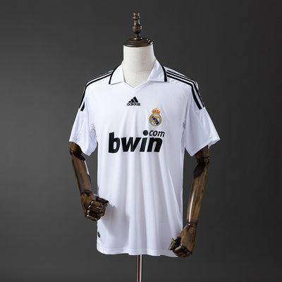 Real Madrid Trikot 2008-09 Heim Retro Fußball-Kit