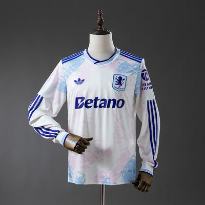 Aston Villa Trikot 25/26 Drittes Fußballtrikot Langarm