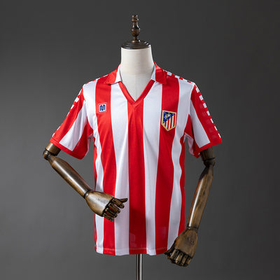Atletico Madrid Trikot 1982-83 Heim Retro Fußballtrikot