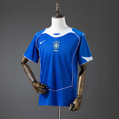 Brasilien Trikot 2004 Auswärts Retro Fußballtrikot
