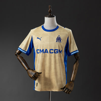 Marseille Trikot 25/26 Viertes Fußball-Set