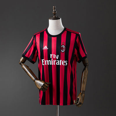 AC Mailand Trikot 2017-18 Heim Retro Fußballtrikot