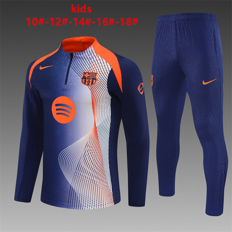 Kinder Barcelona Trainingsanzüge 25/26 Fußballtrikot