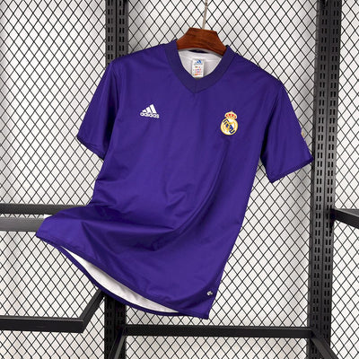 Retro Real Madrid Trikot 2002-03 Drittes Wendbares Doppelseitiges Fußballtrikot