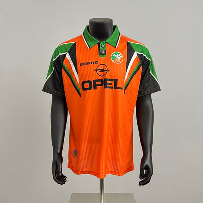 Retro Irland Trikot 1997 Orange Fußball Kit Fußballtrikot