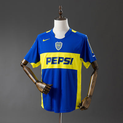 Boca Juniors Trikot 2004-05 Heim Retro Fußball-Kit