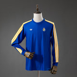 Real Madrid Blue Jersey 2026-2027 Long Sleeves Football Kit Soccer Shirt PalmSportss