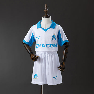 Kinder Marseille Trikot 25/26 Heimtrikot Fußballset