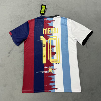 Messi Barcelona und Argentinien Trikot 25/26 Fußballausrüstung Fußballtrikot