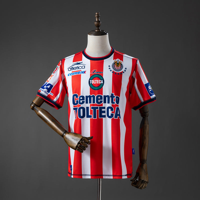 Retro Chivas Heimtrikot 2002-2003 Fußball-Kit Trikot