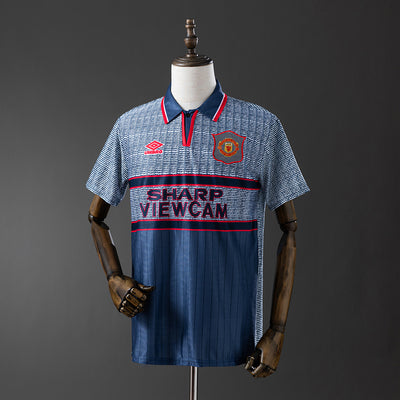 Man United Trikot 1995-96 Auswärts Retro Fußballtrikot