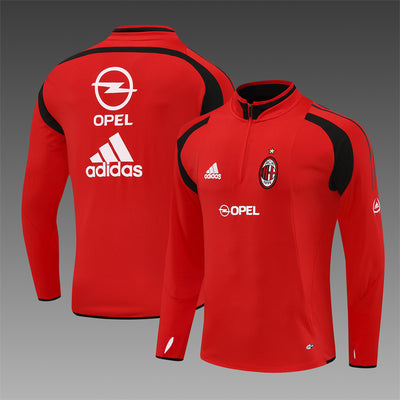 Retro AC Mailand Trainingsanzüge 2004-05 Fußball-Trikot