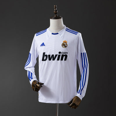 Real Madrid Trikot 2010-11 Heim Retro Langarm