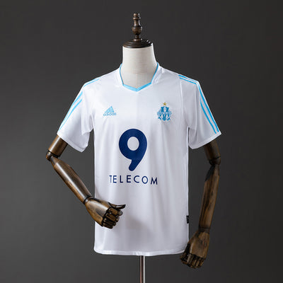 Marseille Trikot 2002-03 Heim Retro Fußball Trikot