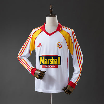 Galatasaray Trikot 1999-00 Auswärts Retro Fußballtrikot Langarm