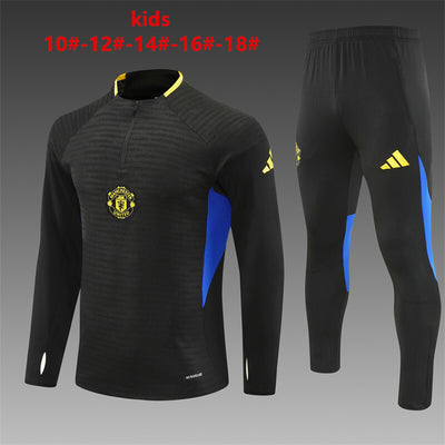 Kinder Man United Trainingsanzüge 25/26 Fußball Trikot