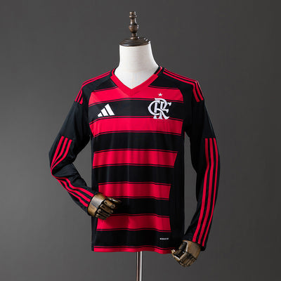 Flamengo Trikot 25/26 Home Langarm Fußball-Set