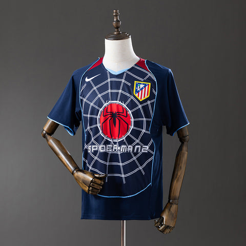 Atletico Madrid Trikot 2004-05 Auswärts Retro Fußballtrikot