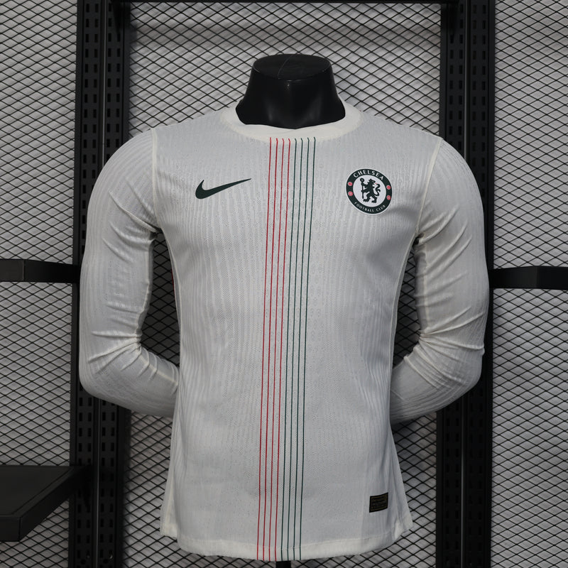 Player Version Chelsea Away Jersey 25/26 Long Sleeves Football Kit Soccer Jersey