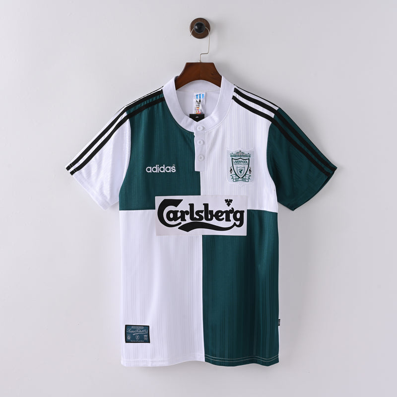 Retro Liverpool Auswärtstrikot 1995-96 Fußballtrikot Fußballshirt