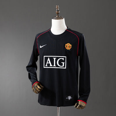 Man United Trikot 2007/08 Auswärts Retro Langarm