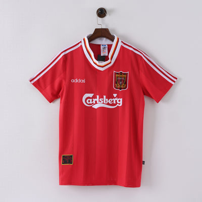 Retro Liverpool Heimtrikot 1995 1996 Fußballtrikot