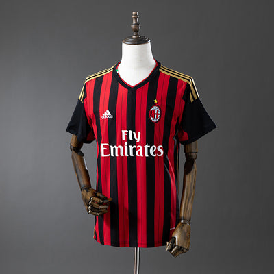 AC Mailand Trikot 2013-14 Heim Retro Fußballtrikot