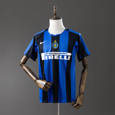Inter Mailand Trikot 2004-05 Heim Retro Fußball Trikot