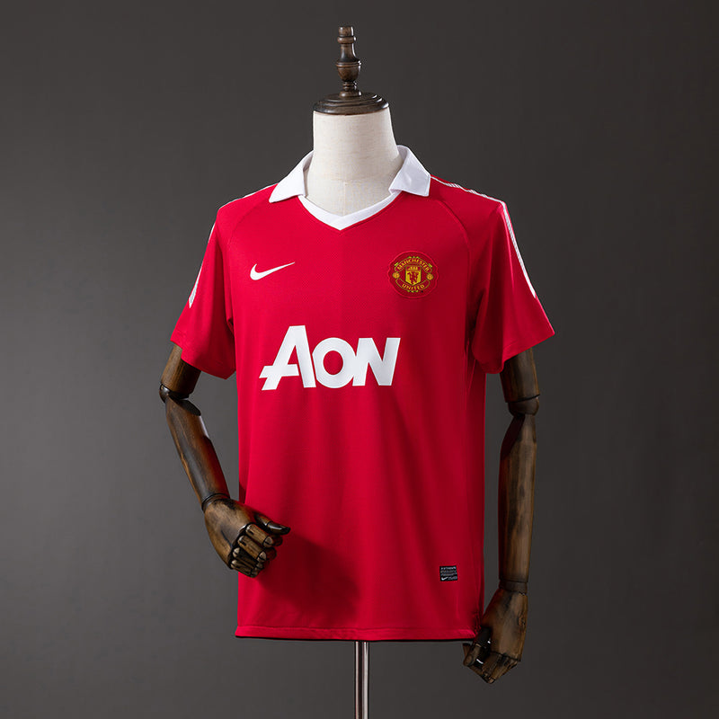 Manchester United Trikot 2010-11 Heim Retro Fußball-Trikot