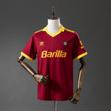 Rome Jersey 1991-92 Home Retro Football Kit