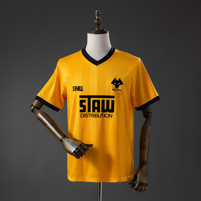 Wolves Heimtrikot 1986-1987 Retro Fußball-Kit Fußballtrikot