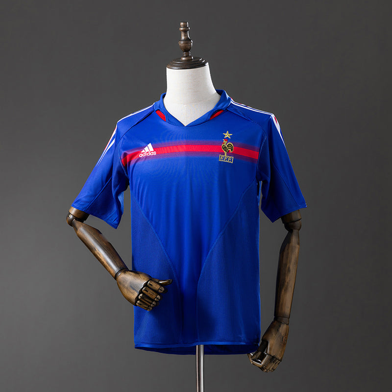 Frankreich Trikot 2004 Heim Retro Fußballtrikot