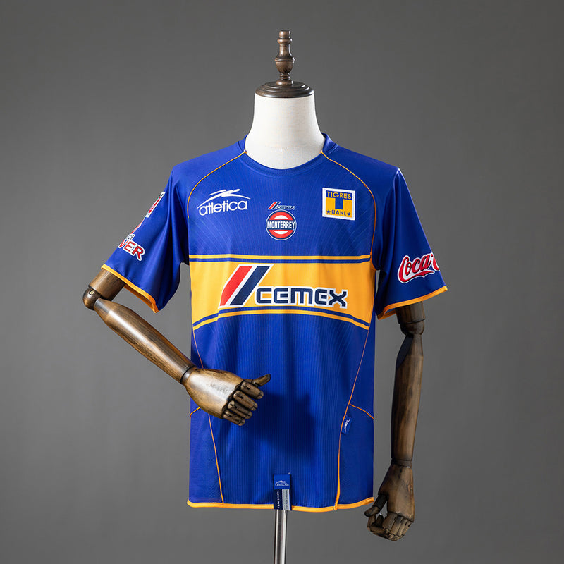 Club Tigres Auswärtstrikot 2005-2006 Retro Fußball Trikot