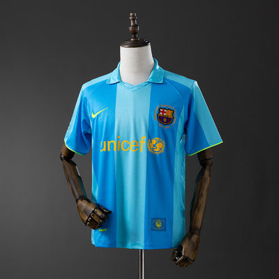 Barcelona Trikot 2007/08 Auswärts Retro Fußball-Kit
