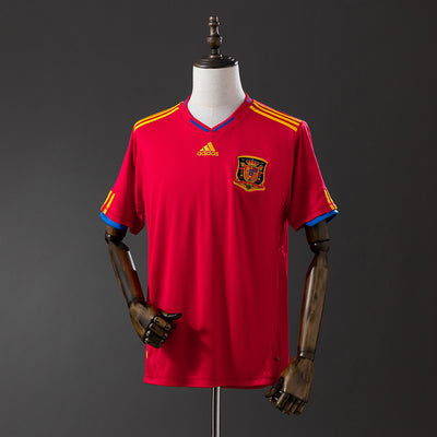 Spanien Trikot 2010 Heim Retro Fußballtrikot