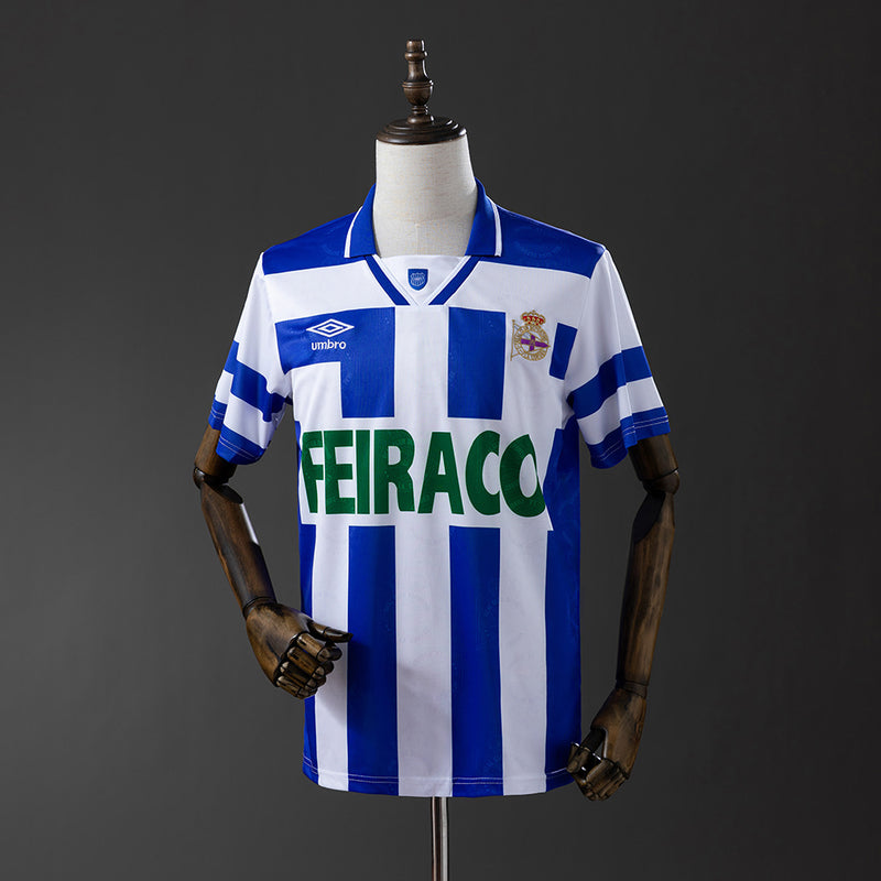 Deportivo La Coruna Trikot 1994-95 Heim-Fußballtrikot