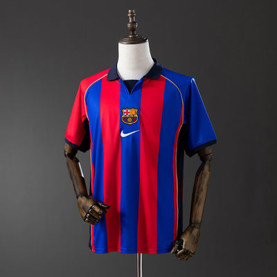 Barcelona Trikot 2001-02 Heim Retro Fußballtrikot