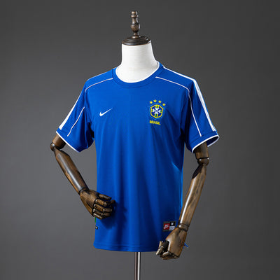 Brasilien Trikot 1998 Auswärts Retro Fußballtrikot