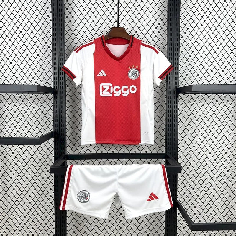 Kids Ajax Jersey 25/26 Home Football Kit Soccer Jersey