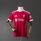 Liverpool Jersey 25/26 Home Football Kit Soccer Jersey PalmSportss