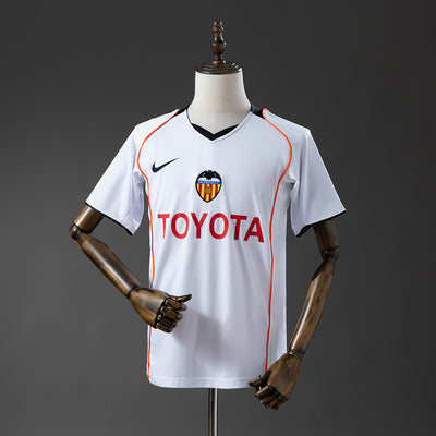 Valencia Trikot 2004-05 Heim Retro Fußball-Trikot