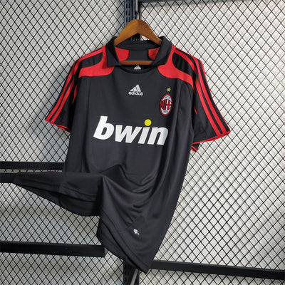 AC Mailand Trikot Drittes Trikot 07/08 Geschichte Retro Fußballtrikot Wunschname 2007 2008 Fußball Sport Shirt