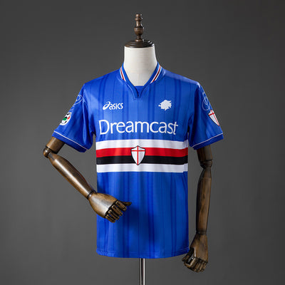 Sampdoria Heimtrikot 2000-2001 Retro Fußball Trikot