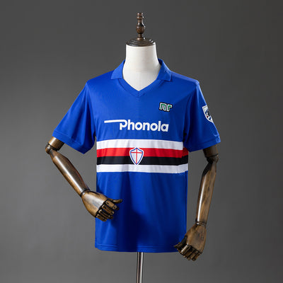 Sampdoria Trikot 1984-88 Heim Retro Fußballtrikot