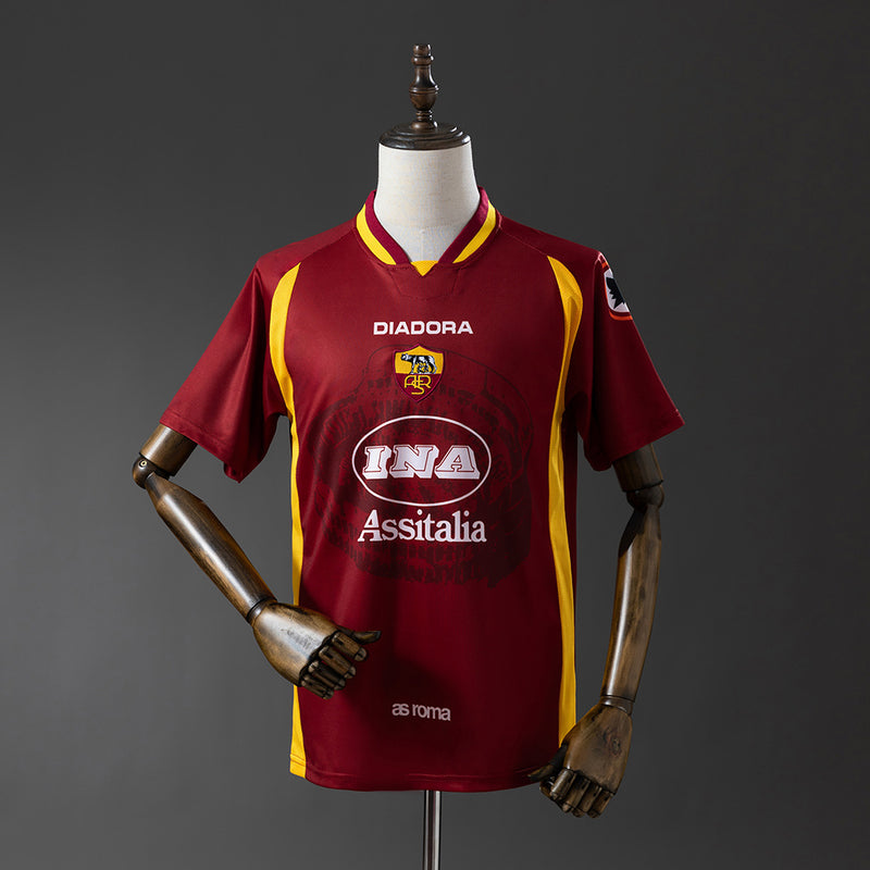 Rom Trikot 1997-98 Heim Retro Fußballtrikot