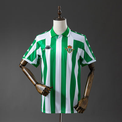 Real Betis Trikot 2000-01 Heim Retro Fußball-Trikot