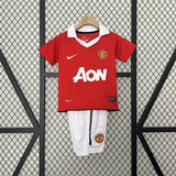 Retro Kids Manchester United Home Jersey 10/11 - PalmSportss