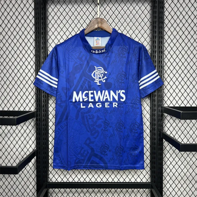 Retro Rangers Home Kit 1994 1996 Football Jersey