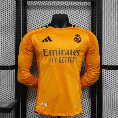 Player Version Real Madrid Away Kit 24/25 Football Jersey Long Sleeves