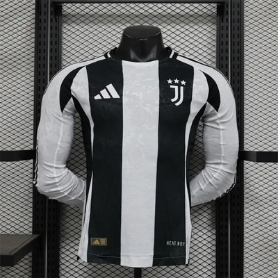 Player Version Juventus Home Jersey 24/25 Football Kit Long Sleeves